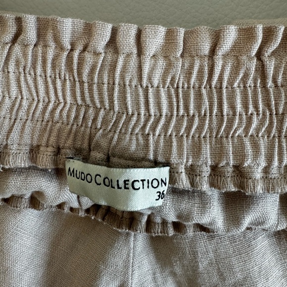 100% linen shorts with pockets - Picture 2 of 4